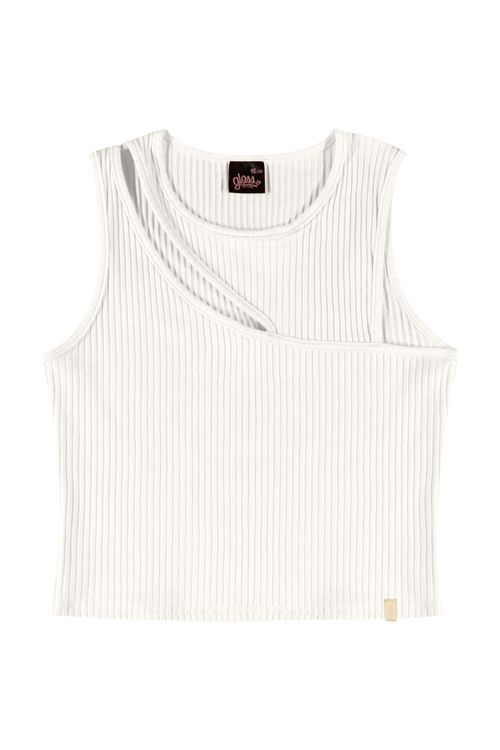 Regata Juvenil para Menina (Off White) Gloss