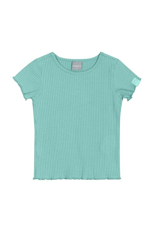 Blusa Básica em Ribana para Menina (Verde) Quimby