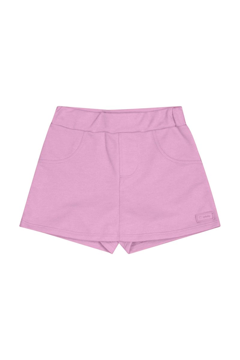 Short-saia-em-Moletom-para-Menina-Roxo-Quimby