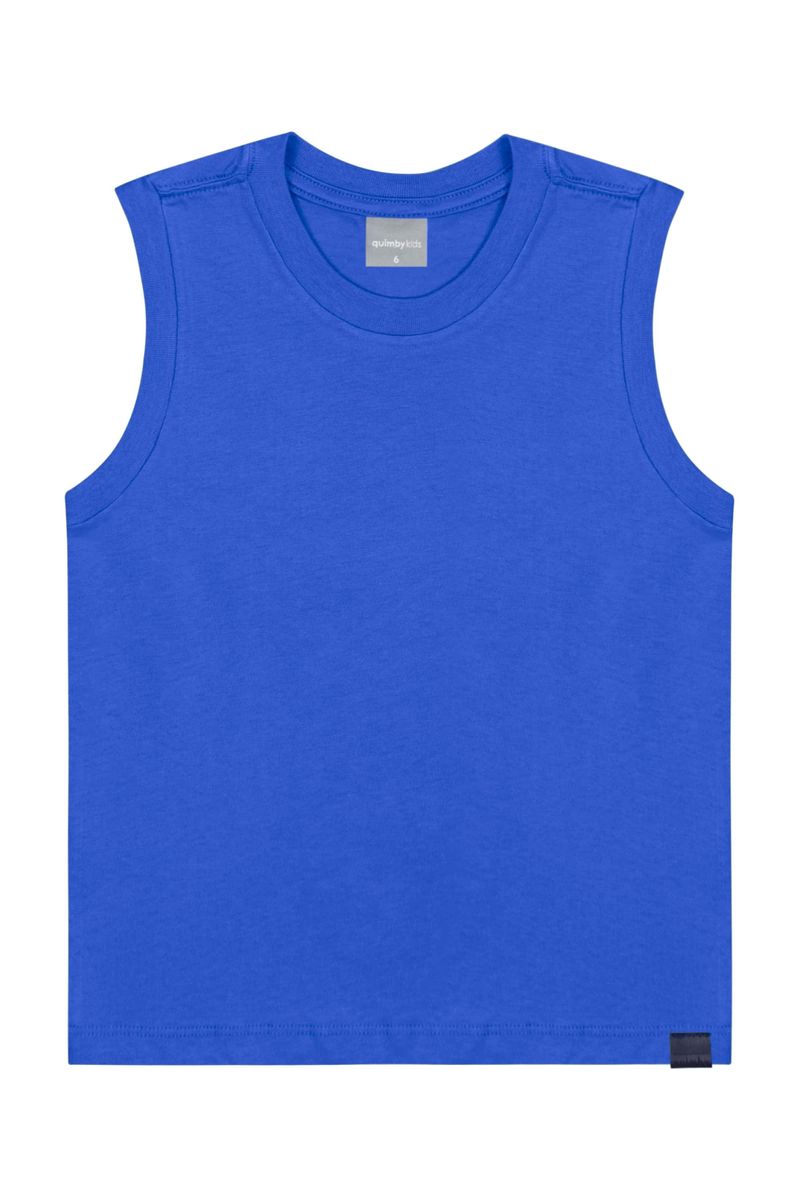 Regata-Basica-Infantil-em-Meia-Malha-para-Menino-Azul