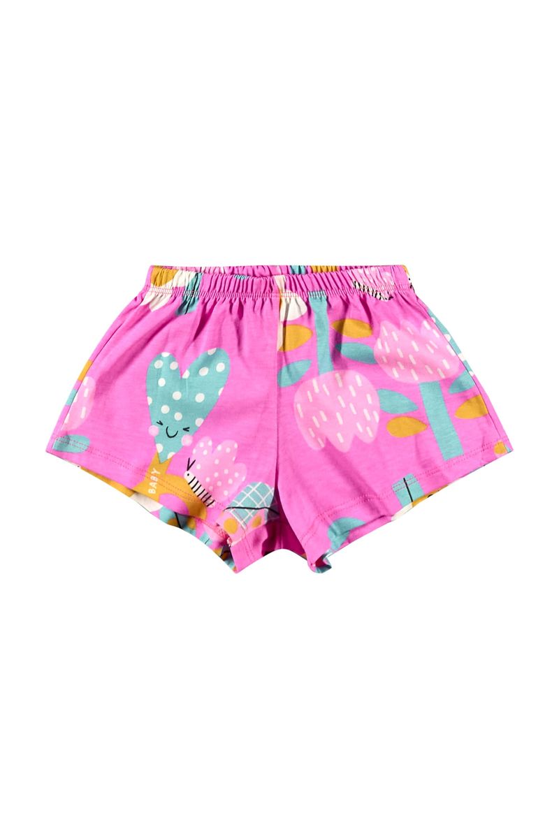 Conjunto-com-Bata-e-Short-Floral-para-Bebe-Menina-Rosa