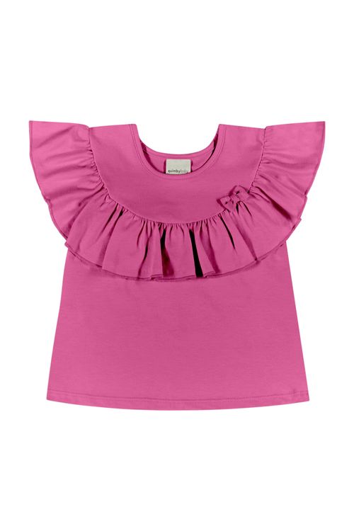 Blusa para Bebê Menina (Rosa) Quimby