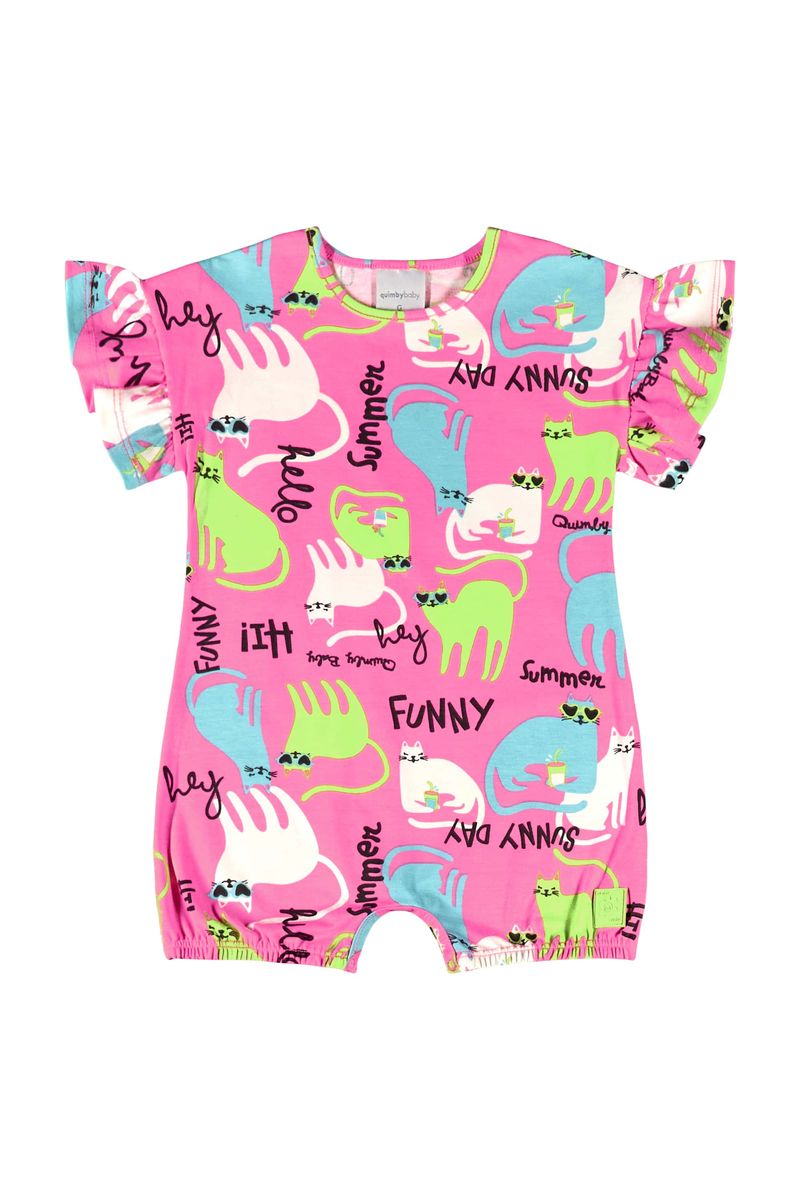 Banho-de-Sol-de-Gatinhos-para-Bebe-Menina-Rosa