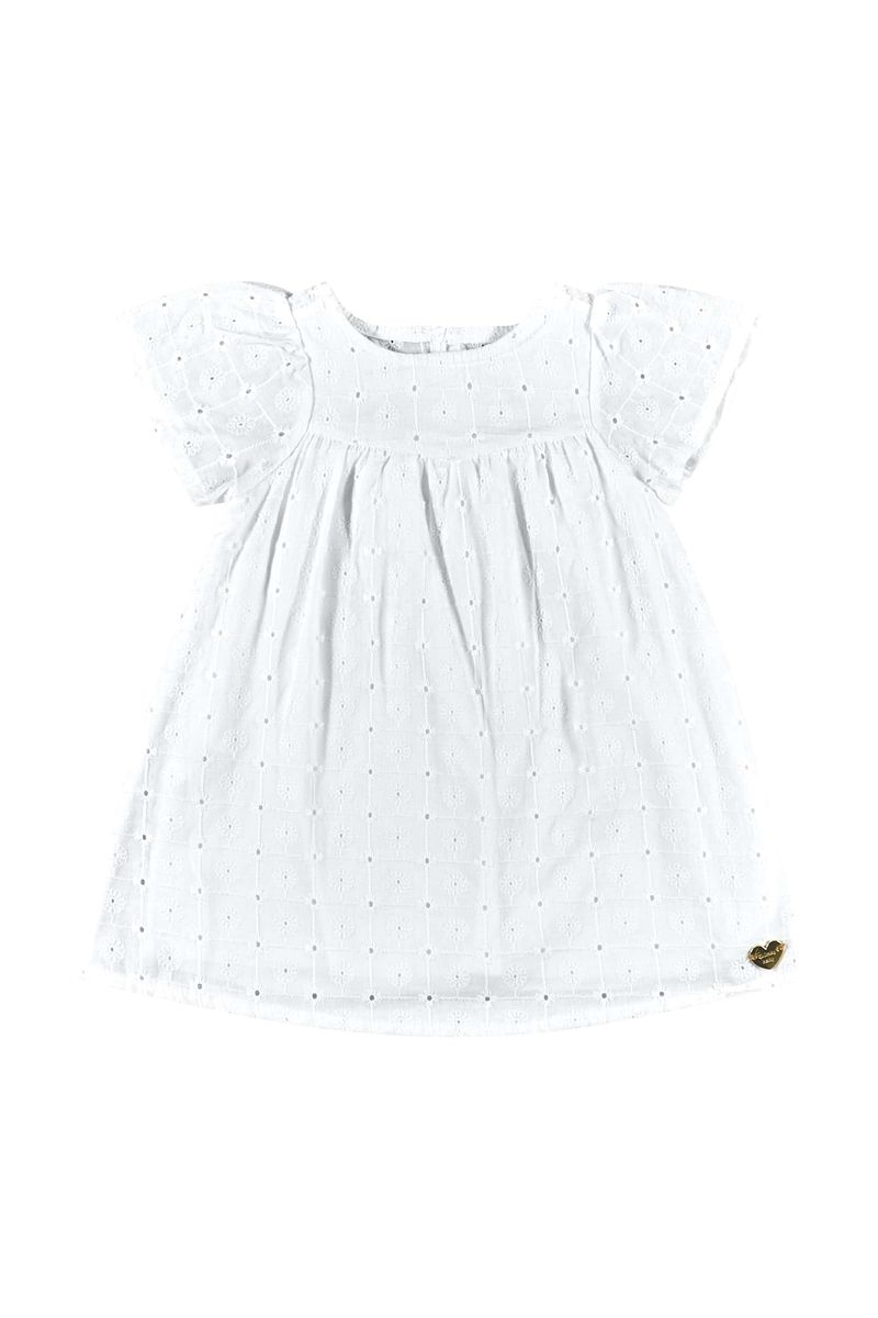 Vestido-em-Tecido-Laise-para-Bebe-Menina-Branco