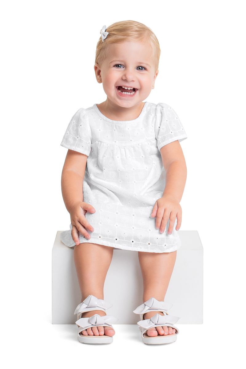 Vestido-em-Tecido-Laise-para-Bebe-Menina-Branco