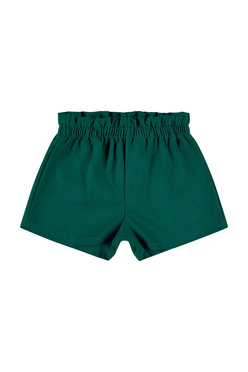 Conjunto-com-Bata-e-Short-Infantil-para-Menina-Verde
