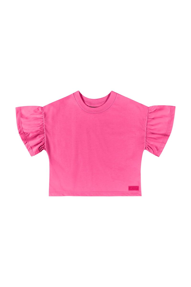 Cropped-Basico-Infantil-para-Menina-Rosa-Pink