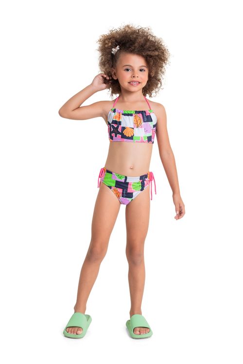 Biquíni para Menina com FPS +50 (Azul Marinho) Quimby