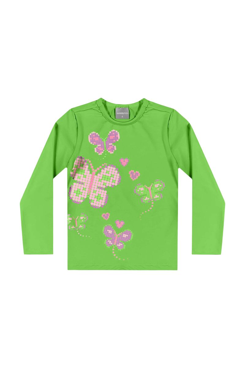 Biquini-Manga-Longa-para-Menina-com-FPS--50-Verde