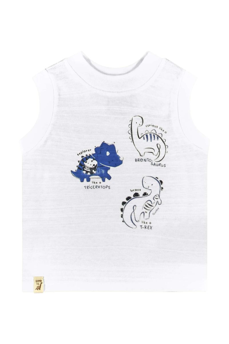 Conjunto-com-Camiseta-de-Dinossauro-e-Bermuda-para-Bebe-Menino-Branco