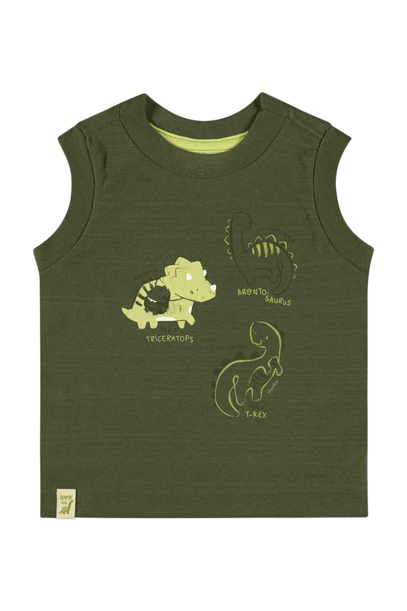 Conjunto-com-Camiseta-de-Dinossauro-e-Bermuda-para-Bebe-Menino-Verde