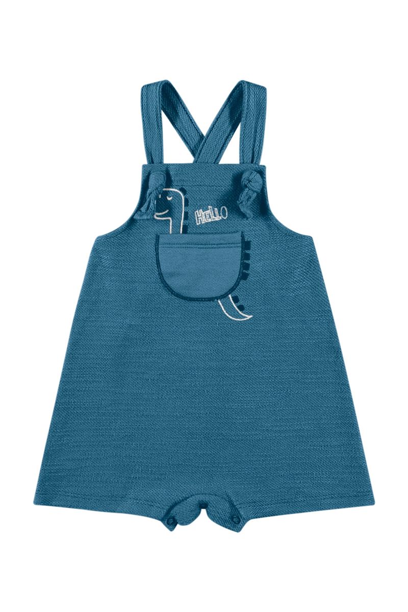 Conjunto-com-Camiseta-e-Jardineira-para-Bebe-Menino-Azul-Marinho