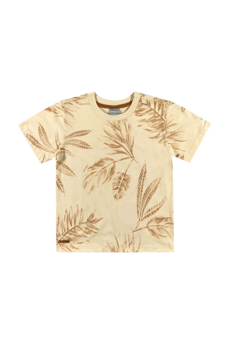 Camiseta-Infantil-para-Menino-Bege