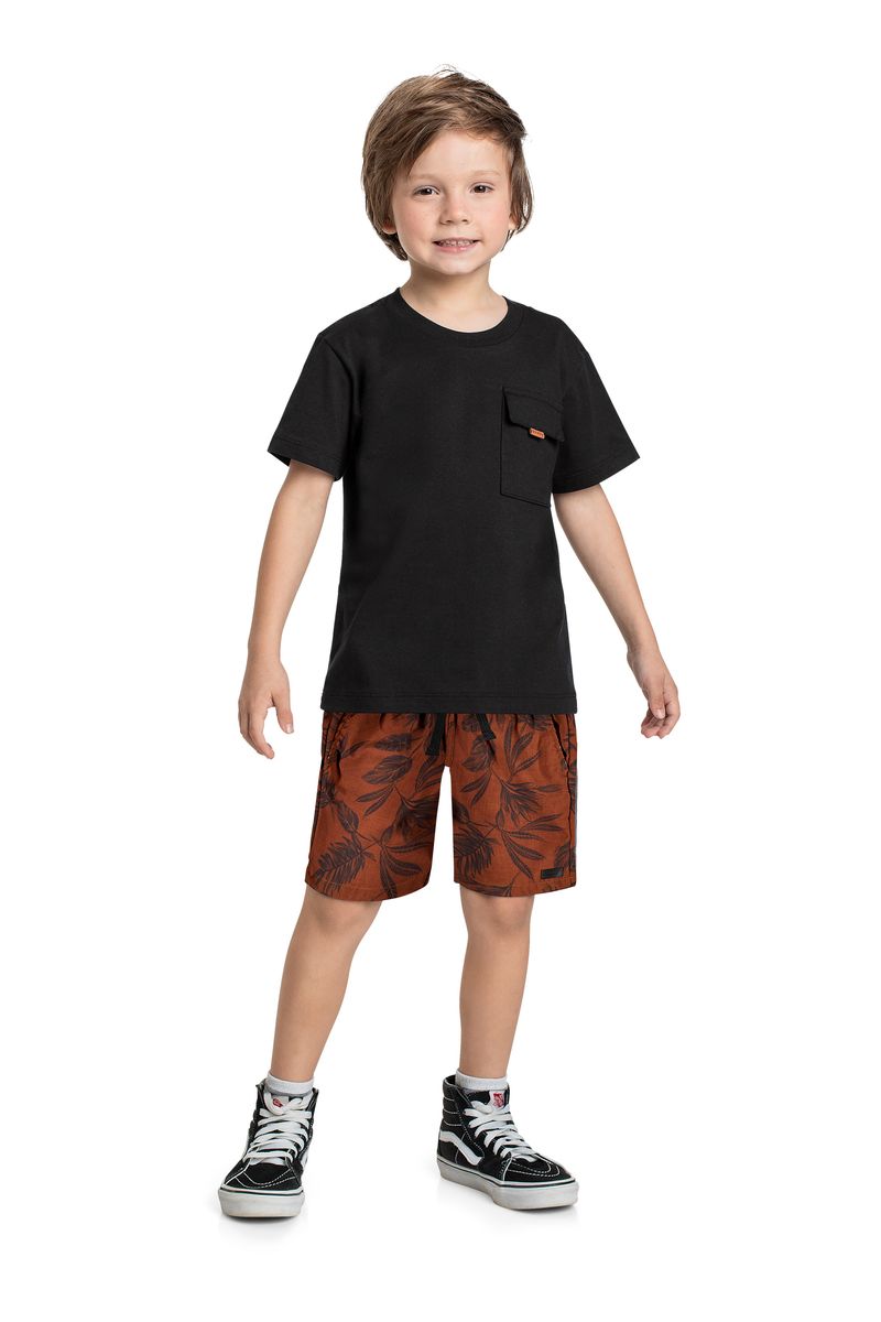 Camiseta-Infantil-para-Menino-Preto