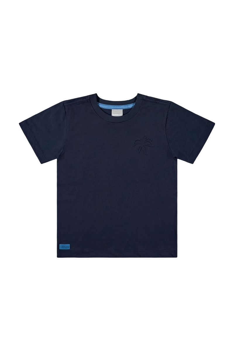 Camiseta-Infantil-para-Menino-Azul-Marinho