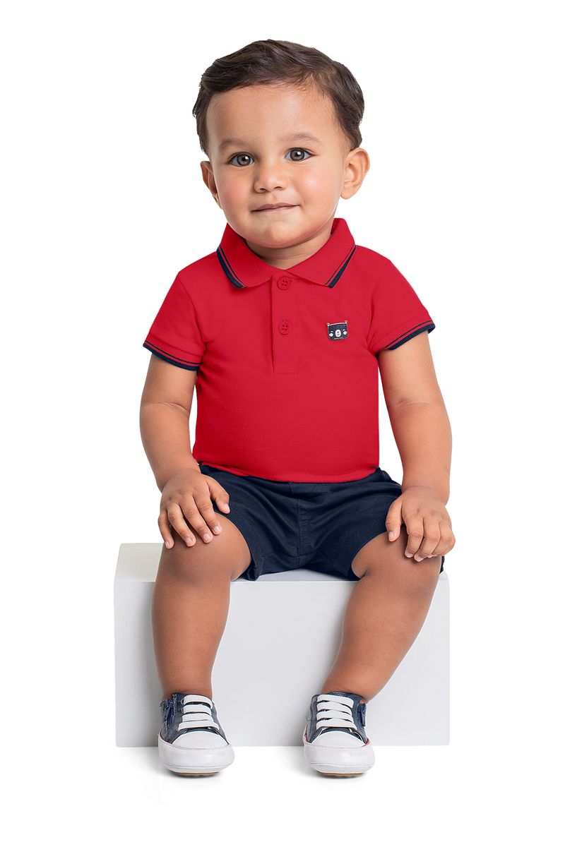 Body-Polo-para-Bebe-Menino-Vermelho