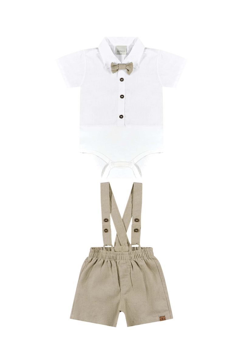 Conjunto-com-Body-e-Bermuda-com-Suspensorio-para-Bebe-Menino-Branco