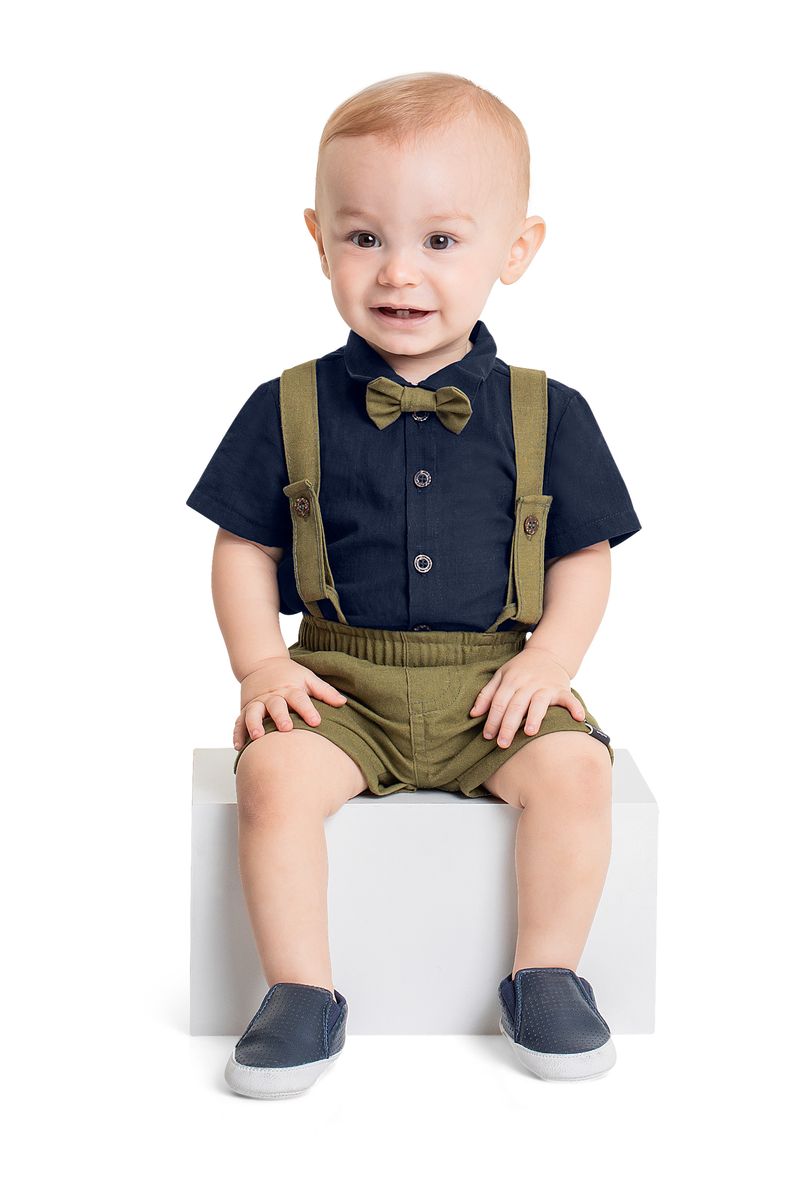 Conjunto-com-Body-e-Bermuda-com-Suspensorio-para-Bebe-Menino-Azul-Marinho