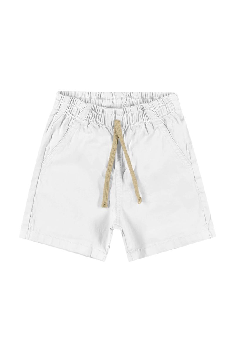 Conjunto-com-Camisa-e-Bermuda-para-Bebe-Menino-Bege