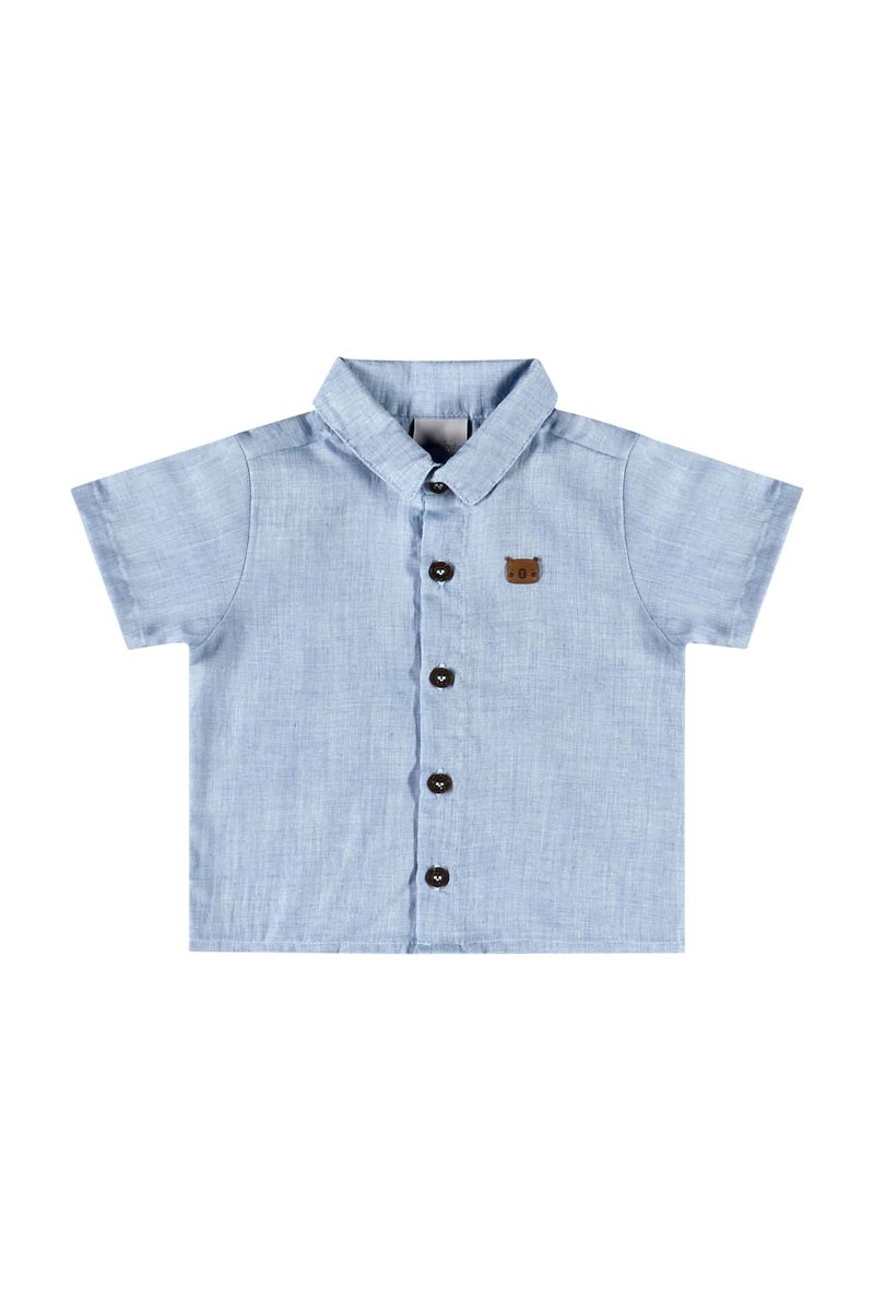 Conjunto-com-Camisa-e-Bermuda-para-Bebe-Menino-Azul
