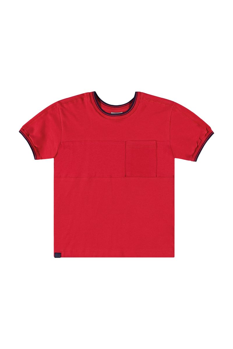 Camiseta-Infantil-para-Menino-Vermelho