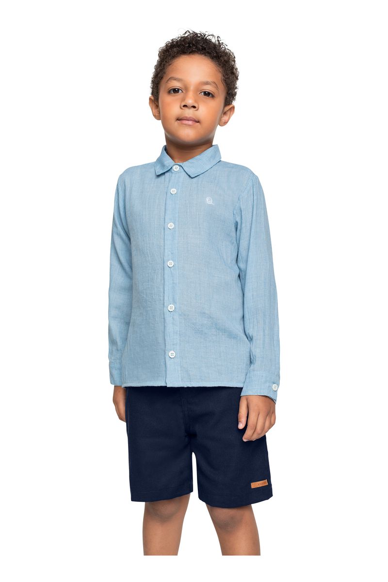 Bermuda-Infantil-em-Tecido-para-Menino-Azul-Marinho