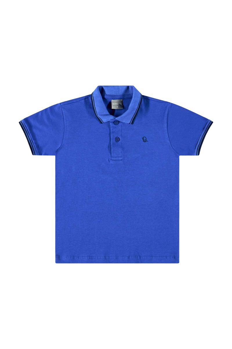 Camisa-Polo-Infantil-para-Menino-Azul