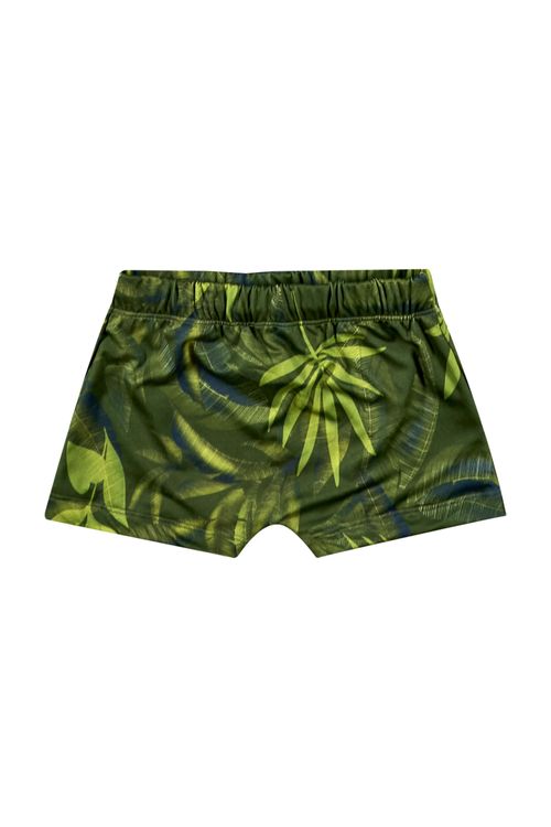 Sunga Boxer Infantil com FPS +50 para Menino (Verde) Quimby