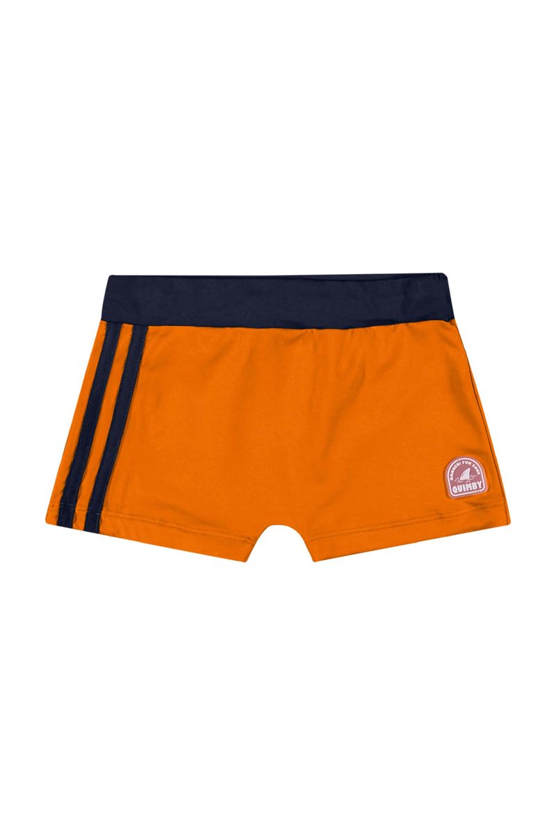 Sunga-Boxer-Infantil-com-FPS--50-para-Menino-Laranja