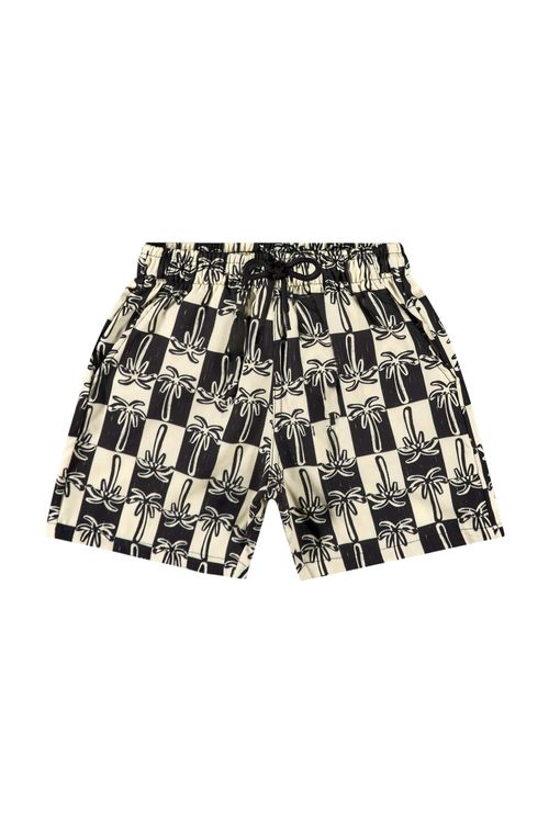 Bermuda Infantil em Microfibra para Menino (Off White) Quimby