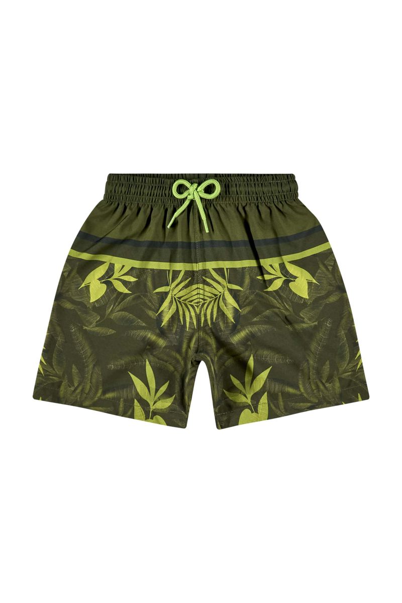 Bermuda-Infantil-em-Microfibra-para-Menino-Verde-Escuro