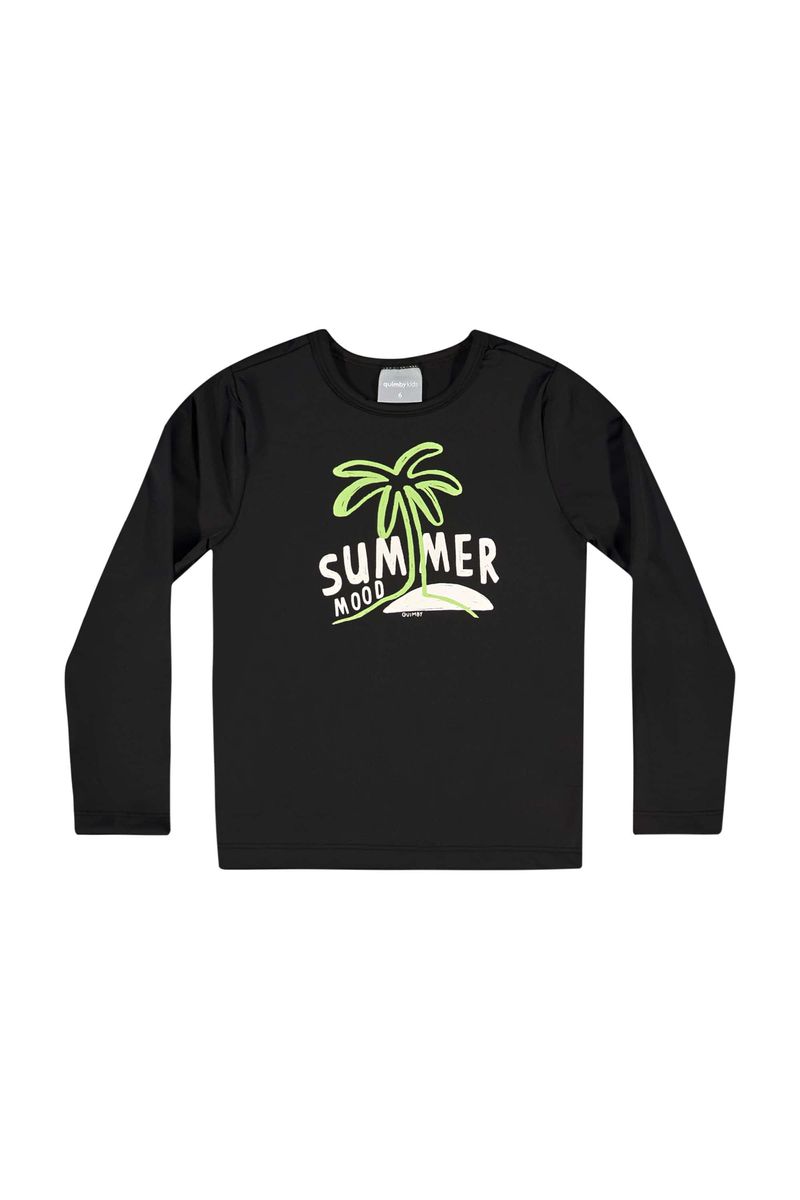 Conjunto-Infantil-com-Camiseta-e-Sunga-com-FPS--50-para-Menino-Preto