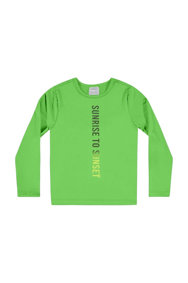 Conjunto-Infantil-com-Camiseta-e-Sunga-com-FPS--50-para-Menino-Verde