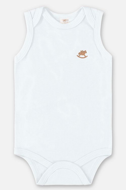 Body Unissex Essentials Básico para Bebê (Branco) Up Baby