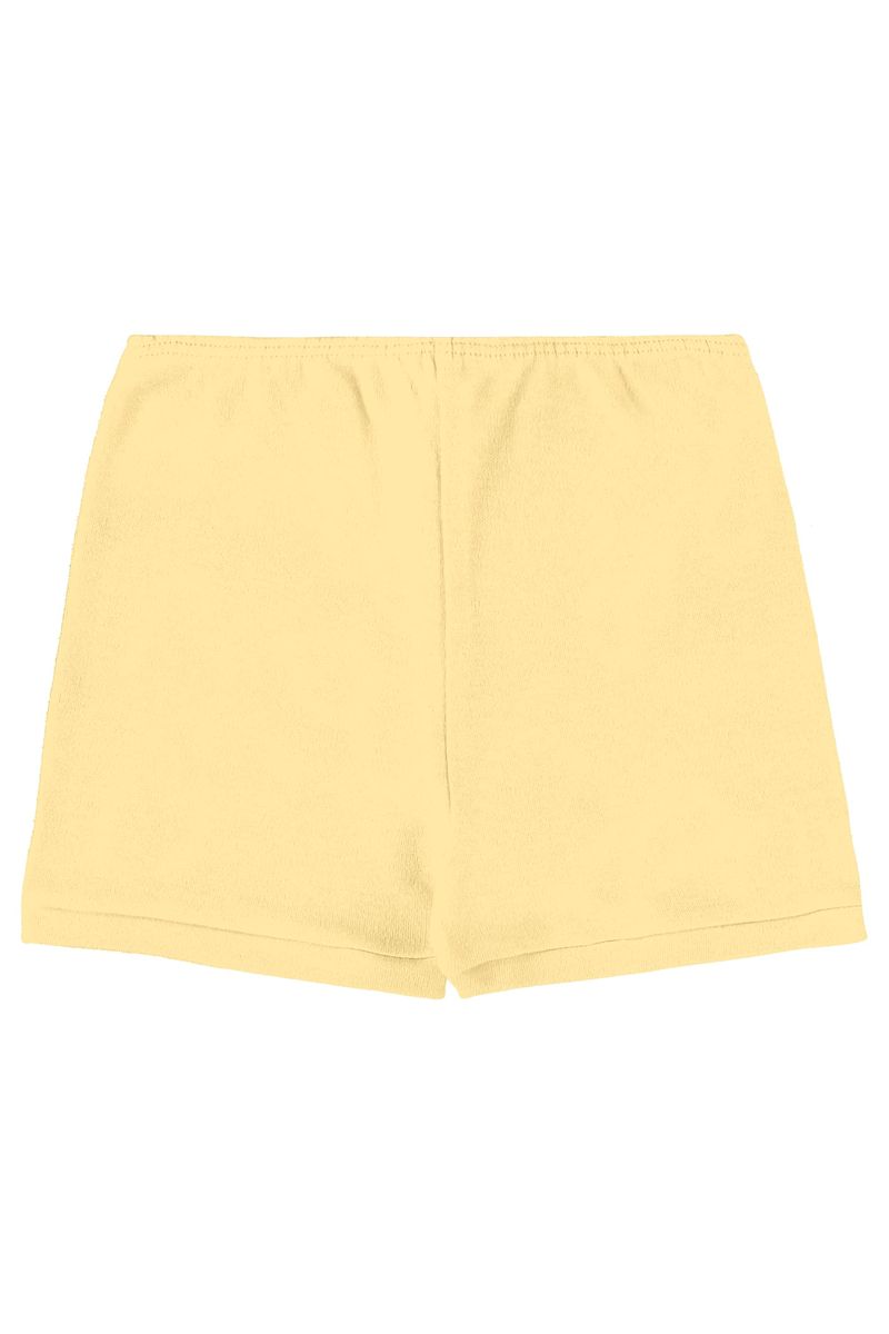 short-unissex-essentials-basico-para-bebe-amarelo