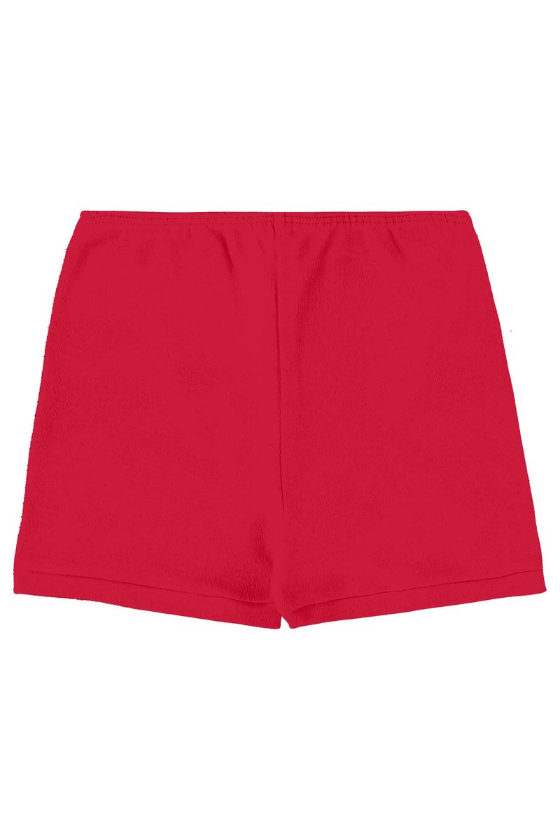 short-unissex-essentials-basico-para-bebe-vermelho