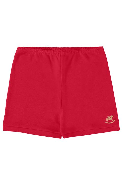 Short Unissex Essentials Básico para Bebê (Vermelho) Up Baby
