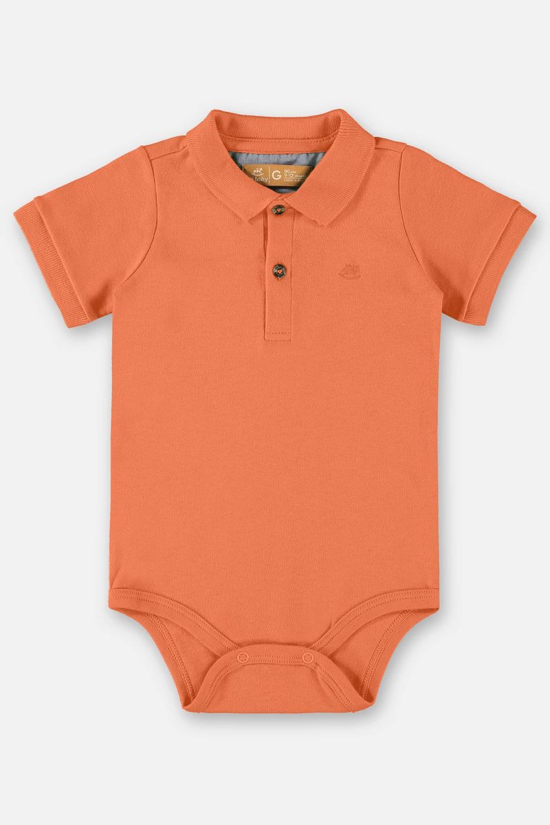 body-polo-em-suedine-para-bebe-menino-laranja