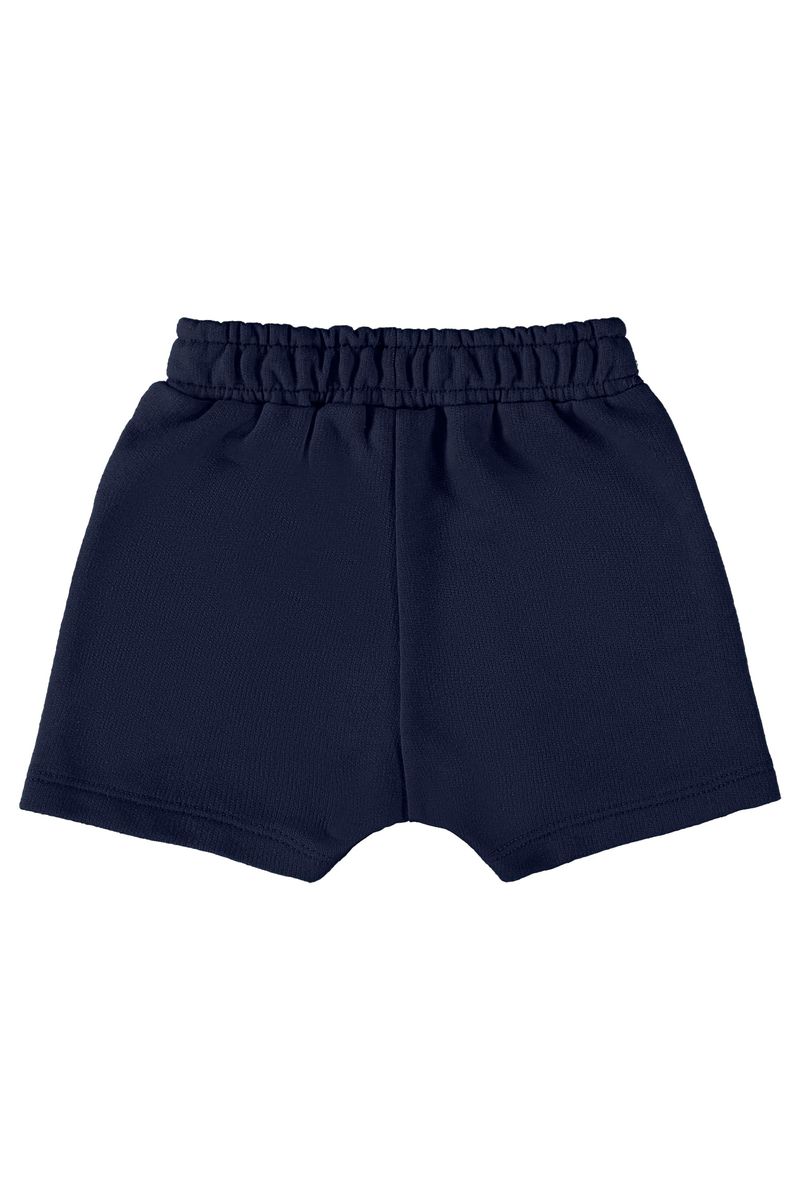 short-basico-para-bebe-menino-em-moletom-azul-marinho