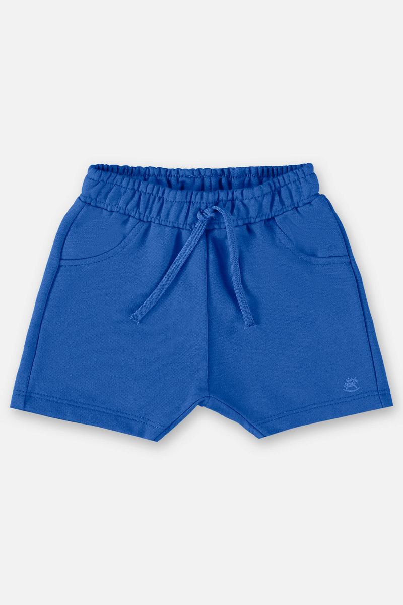 short-basico-para-bebe-menino-em-moletom-azul