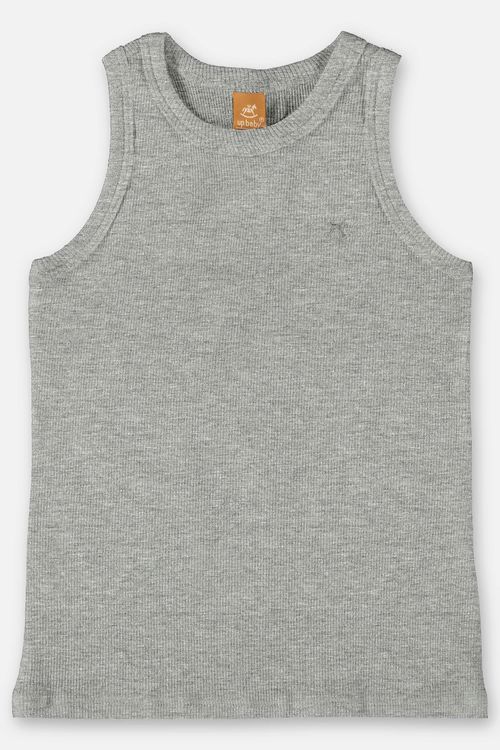 Regata Infantil Básica para Meninas (Cinza) Up Baby
