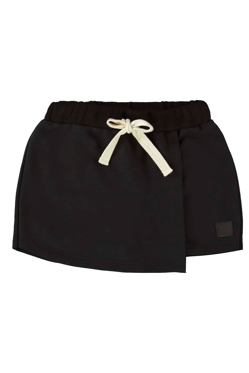 shortsaia-basico-infantil-em-moletom-preto