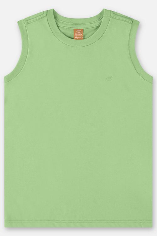 Regata Infantil para Meninos em Meia Malha (Verde) Up Baby