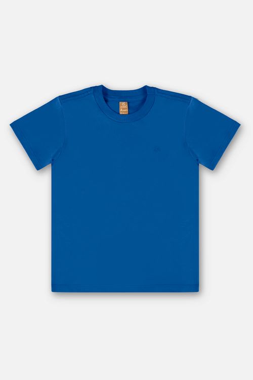 Camiseta Infantil para Menino em Meia Malha (Azul) Up Baby
