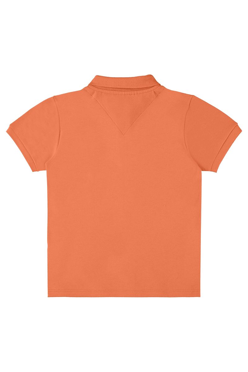 camisa-polo-basica-infantil-para-meninos-laranja