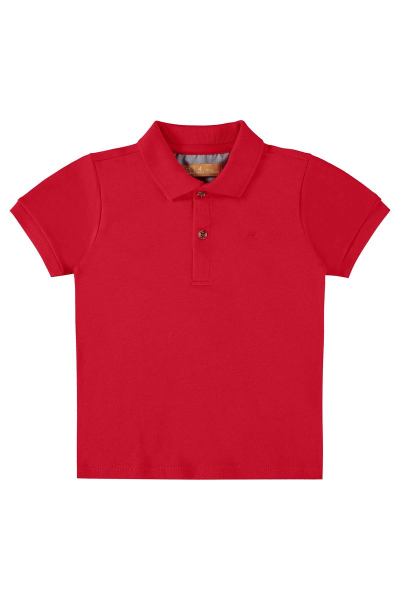 camisa-polo-infantil-para-menino-em-suedine-vermelho