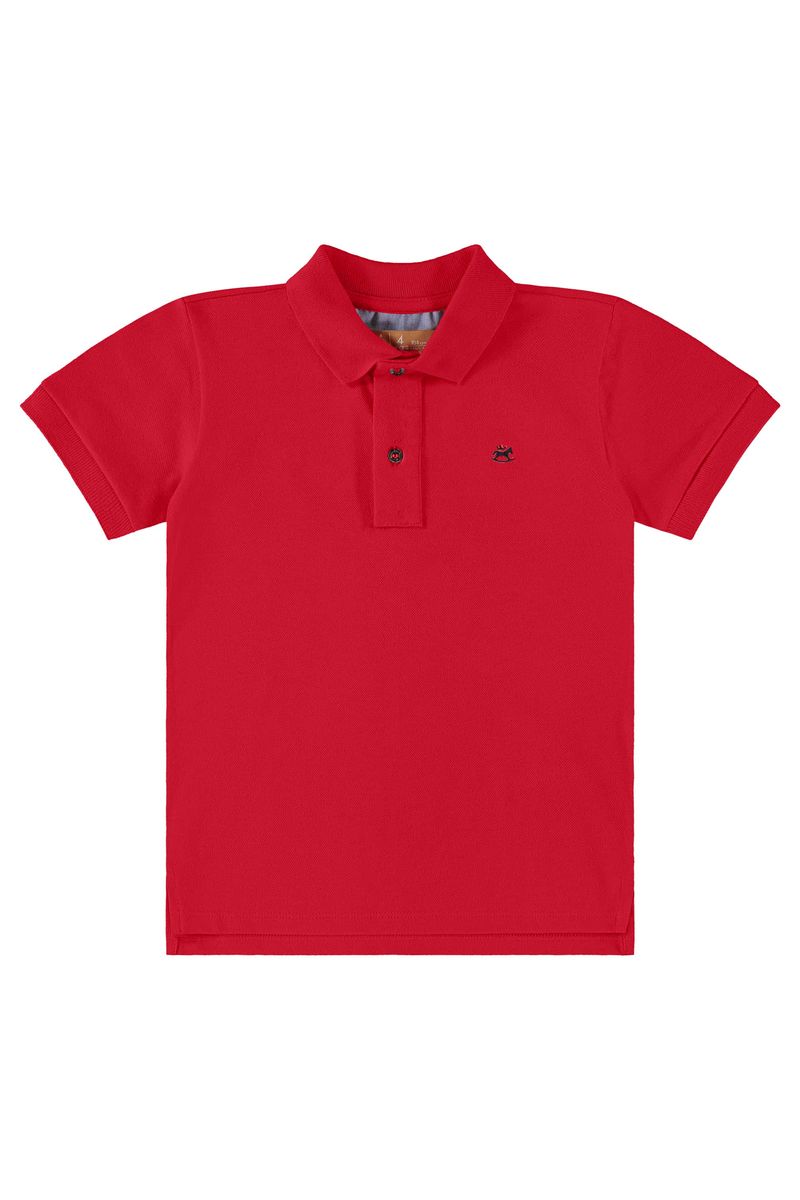 camisa-polo-infantil-basica-para-menino-em-piquet-vermelho