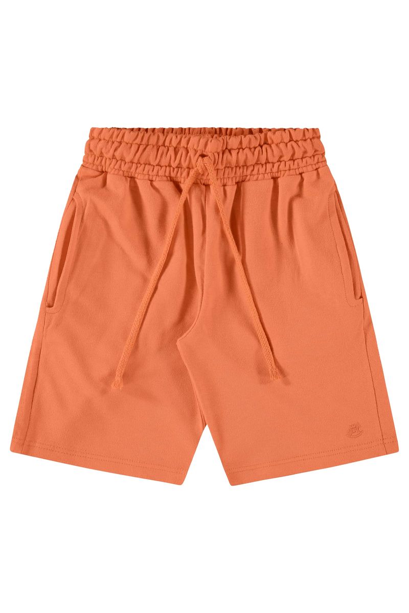bermuda-basica-infantil-para-meninos-laranja