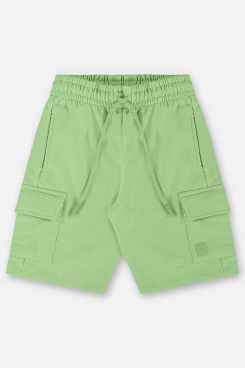 Bermuda Infantil para Meninos em Moletom Linho (Verde) Up Baby