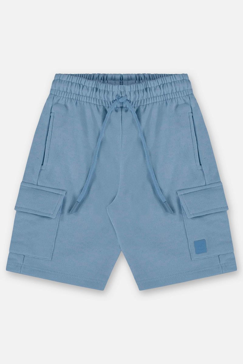 bermuda-infantil-para-meninos-em-moletom-linho-azul